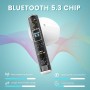 Auriculares Inalámbricos Bluetooth, In Ear Auriculares Bluetooth 5.3 con Reducción de Ruido HD ENC Mic, 50H HiFi Estéreo Cascos