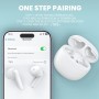 Auriculares Inalámbricos Bluetooth, In Ear Auriculares Bluetooth 5.3 con Reducción de Ruido HD ENC Mic, 50H HiFi Estéreo Cascos