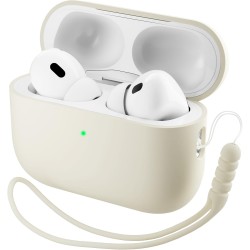 ORNARTO Funda para AirPods Pro 3 (2025), Silicona Líquida Premium (Interior Rígido Indeformable), con Cordón y Herramienta de ORNARTO Funda para AirPods Pro 3 (2025), Silicona Líquida Premium (Interior Rígido Indeformable), con Cordón y Herramienta de