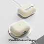 ORNARTO Funda para AirPods Pro 3 (2025), Silicona Líquida Premium (Interior Rígido Indeformable), con Cordón y Herramienta de
