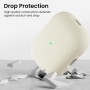ORNARTO Funda para AirPods Pro 3 (2025), Silicona Líquida Premium (Interior Rígido Indeformable), con Cordón y Herramienta de