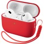 ORNARTO Funda para AirPods Pro 3 (2025), Silicona Líquida Premium (Interior Rígido Indeformable), con Cordón y Herramienta de