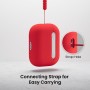 ORNARTO Funda para AirPods Pro 3 (2025), Silicona Líquida Premium (Interior Rígido Indeformable), con Cordón y Herramienta de