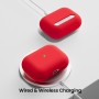ORNARTO Funda para AirPods Pro 3 (2025), Silicona Líquida Premium (Interior Rígido Indeformable), con Cordón y Herramienta de