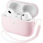 ORNARTO Funda para AirPods Pro 3 (2025), Silicona Líquida Premium (Interior Rígido Indeformable), con Cordón y Herramienta de