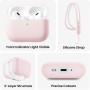 ORNARTO Funda para AirPods Pro 3 (2025), Silicona Líquida Premium (Interior Rígido Indeformable), con Cordón y Herramienta de