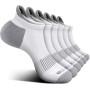 BULLIANT Calcetines Deporte Mujer, Calcetines Tobillero Cortos Antiampollas de Algodon Transpirable