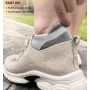 BULLIANT Calcetines Deporte Mujer, Calcetines Tobillero Cortos Antiampollas de Algodon Transpirable