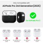 ORNARTO Funda para AirPods Pro 3 (2025), Silicona Líquida Premium (Interior Rígido Indeformable), con Cordón y Herramienta de