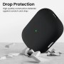 ORNARTO Funda para AirPods Pro 3 (2025), Silicona Líquida Premium (Interior Rígido Indeformable), con Cordón y Herramienta de