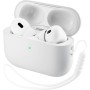 ORNARTO Funda para AirPods Pro 3 (2025), Silicona Líquida Premium (Interior Rígido Indeformable), con Cordón y Herramienta de