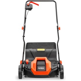 FUXTEC Escarificador Eléctrico FX-EV320ECO, aireador de césped con 1300 W de Potencia, Ancho de Trabajo de 32 cm y ajustes de
