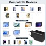 Vemfay 45W Cargador USB C Carga Rapida con 2M Cable Cargador Tipo C para Samsung S25/S24/S23/ S22 /S21 /S21 Ultra,S20 FE,