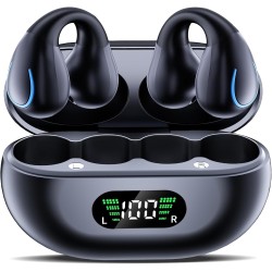 Paekole Auriculares Inalámbricos Deportivos, 2025 Auriculare Deportivos Conduccion Ósea Bluetooth 5.4, Open-Ear Inalambricos con Paekole Auriculares Inalámbricos Deportivos, 2025 Auriculare Deportivos Conduccion Ósea Bluetooth 5.4, Open-Ear Inalambricos con