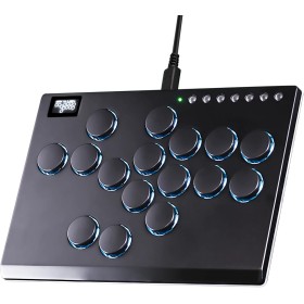 Sehawei Arcade Fight Stick,16 Keys Aluminum Alloy Game Keyboard,Street Fight Keypad with Turbo Functions & Custom RGB for