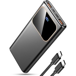2025 Power Bank Fast Charging External Battery, 22.5W Bateria Externa Carga Rapida 10000mAh Cargador Portatil con Entrada y 2025 Power Bank Fast Charging External Battery, 22.5W Bateria Externa Carga Rapida 10000mAh Cargador Portatil con Entrada y
