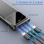 2025 Power Bank Fast Charging External Battery, 22.5W Bateria Externa Carga Rapida 10000mAh Cargador Portatil con Entrada y
