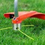Luabue Cabezal Desbrozadora Universal Cortador de Cabeza de Aluminio Universal Bobina de Jardín Strimmer Cortacéspedes con 4