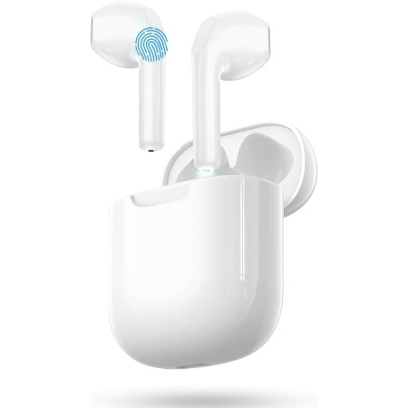 Auriculares Inalámbricos Bluetooth, In Ear Auriculares Bluetooth 5.3 con Cancelacion Ruido HD Mic, 48H Cascos Inalambricos de