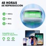 Auriculares Inalámbricos Bluetooth, In Ear Auriculares Bluetooth 5.3 con Cancelacion Ruido HD Mic, 48H Cascos Inalambricos de