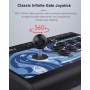 PXN 008 Arcade Stick - Arcade Fight Stick with 360° Circular Joystick, Blue-Switch Mechanical Keys and Turbo Function - Arcade