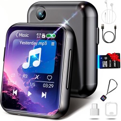 VLYNDER® Reproductor Mp3 de 64 GB Bluetooth 5.4 Premium | Pantalla Táctil 2,01 Pulgadas Mp4 | Cámara 720P | Radio FM | Grabadora VLYNDER® Reproductor Mp3 de 64 GB Bluetooth 5.4 Premium | Pantalla Táctil 2,01 Pulgadas Mp4 | Cámara 720P | Radio FM | Grabadora