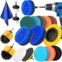 YOCOLE 20 Piezas Cepillo Taladro, 8 Cepillos Electrico Giratorio Limpieza Hogar, Juego de Atornillador Inalámbrico Drill Brush