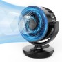 DR.PREPARE Oscillating Table Fan 70°+100° 3 Speeds Quiet Powerful All-Year Compact Fan for Office, Bedroom, Kitchen and Outdoors