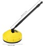 Limpiador de patio de superficie de alta presión, para K1 K2 K3 K4 K5 K7, para accesorio de limpiador de patio Karcher, cepillo