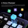 MAONO Mezclador de audio para juegos, interfaz de audio con preamplificador profesional, RGB, Bluetooth, alimentación fantasma