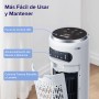 LEVOIT Tower Fan with Remote Control, Quiet Fan 23dB and 39W, 90° Oscillation with 7 m/s, 4 Modes 5 Speeds, 12H Timer, Easy to