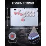 Sehawei Arcade Fight Stick, Street Fight Game Keyboard for PS4/Switch/PC/PS3/Steam Fighting Arcade Game Keypad with Turbo