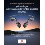 SHOKZ OpenMove Auriculares conducción ósea,Open-Ear Auriculares Deportivos inalámbricos con Bluetooth y micrófono, Resistentes