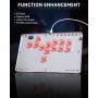 Sehawei Arcade Fight Stick, Street Fight Game Keyboard for PS4/Switch/PC/PS3/Steam Fighting Arcade Game Keypad with Turbo