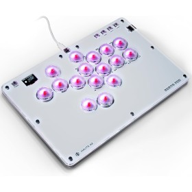 Arcade Stick, T16 Arcade Fighting Stick for PS4 / Switch/PC / PS3, Street Fight Keyboard with Turbo and Custom RGB Functions