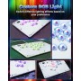 Arcade Stick, T16 Arcade Fighting Stick for PS4 / Switch/PC / PS3, Street Fight Keyboard with Turbo and Custom RGB Functions