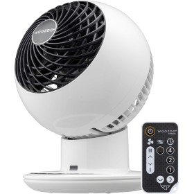 Iris Ohyama Woozoo, 30 m², Table fan, White, 5 speeds, Remote control, Multi-directional Oscillation, Quiet, Powerful, Desk,