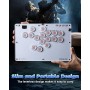 Arcade Stick, T16 Arcade Fighting Stick for PS4 / Switch/PC / PS3, Street Fight Keyboard with Turbo and Custom RGB Functions