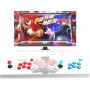 Hikig 2 Player USB LED Encoder for PC Games 8 Way Stick Controllers + 20 x LED Buttons for Arcade DIY Kits Parts Mame Raspberry