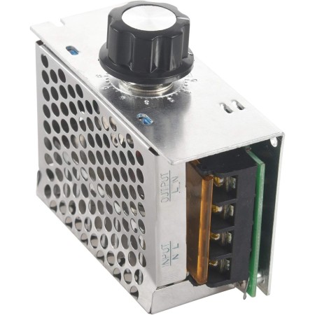 Hreyywo Regulador Controlador de Tension Voltaje Silicio Alta Potencia 4000W con Cascara