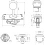 EG STARTS 2 Players Arcade Game Kit Parts USB Pc Joystick for Mame Game DIY USB Encoder + 2x 8 Way Stick + 20 Push Buttons Red +