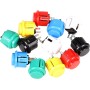 EG STARTS 2 Players Arcade Game Kit Parts USB Pc Joystick for Mame Game DIY USB Encoder + 2x 8 Way Stick + 20 Push Buttons Red +