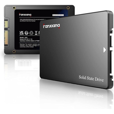 fanxiang S101 128GB SSD SATA Unidad de Estado sólido Interna de 6 GB/s de 2,5 Pulgadas, Velocidad de Lectura de hasta 550 MB/s,