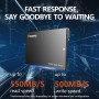 fanxiang S101 128GB SSD SATA Unidad de Estado sólido Interna de 6 GB/s de 2,5 Pulgadas, Velocidad de Lectura de hasta 550 MB/s,
