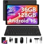 PIXPEAK 7" Tableta para niños, Android 14 Tablet, 36GB RAM 128GB ROM (SD Expandible), Android Kids Tablet, Control Parental,
