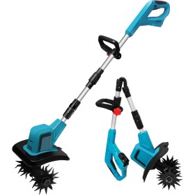 Motoazada inalámbrica para batería Makita 18V, motoazada a batería con motor Brushless, altura ajustable, ancho de trabajo 20