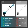 Motoazada inalámbrica para batería Makita 18V, motoazada a batería con motor Brushless, altura ajustable, ancho de trabajo 20