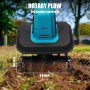Motoazada inalámbrica para batería Makita 18V, motoazada a batería con motor Brushless, altura ajustable, ancho de trabajo 20