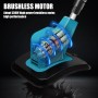 Motoazada inalámbrica para batería Makita 18V, motoazada a batería con motor Brushless, altura ajustable, ancho de trabajo 20