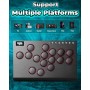 Semaiki Arcade Stick, M16 Arcade Fighting Stick for PS4 / Switch/PC / PS3, Street Fight Keyboard with Turbo and Custom RGB